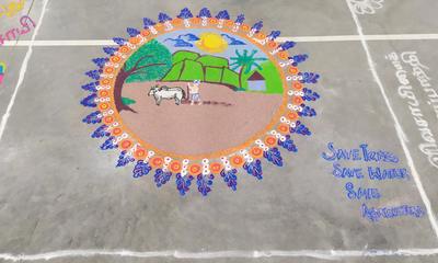 Rangoli competition